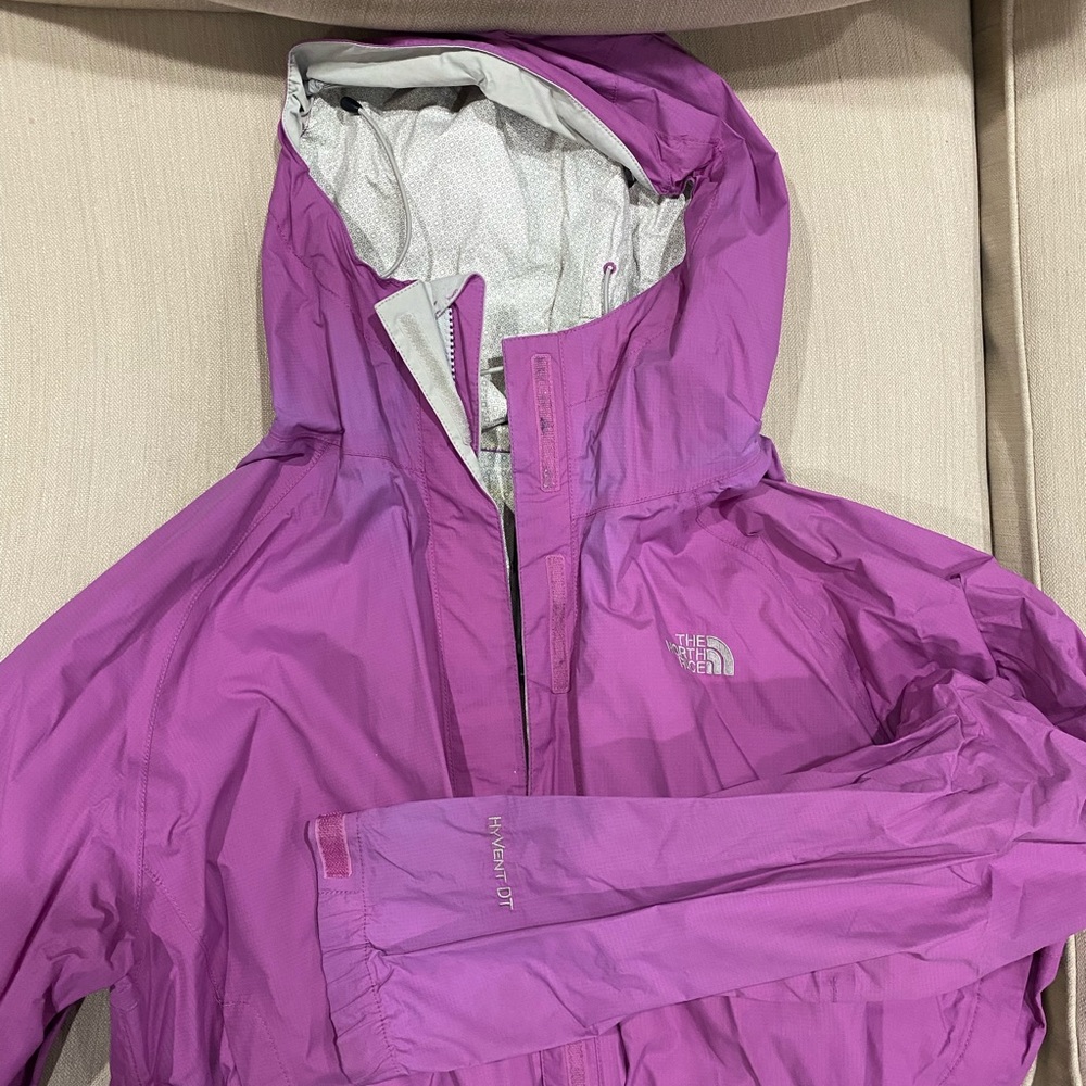 North Face Purple Rain coat
